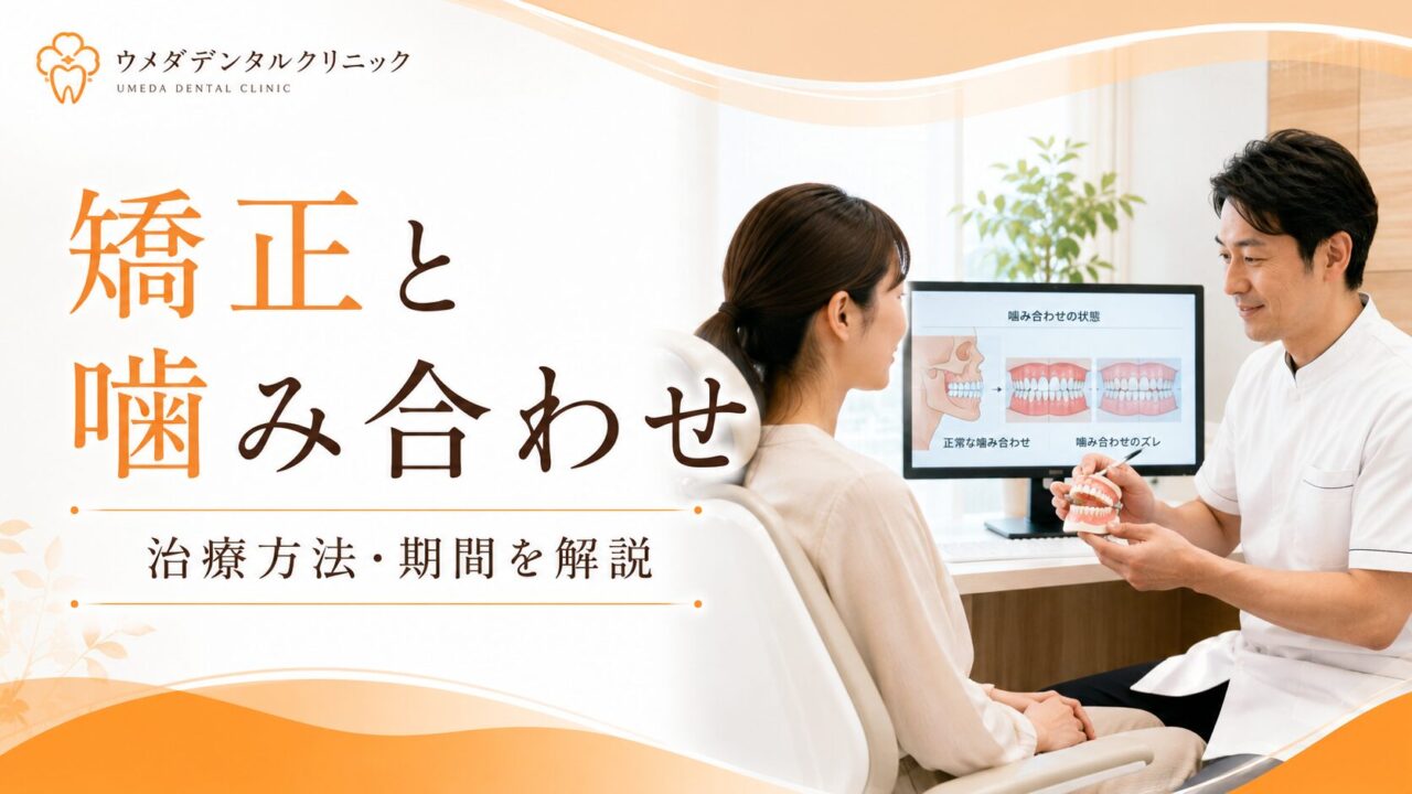 矯正で噛み合わせは整えられる?症状・治療方法・期間を解説