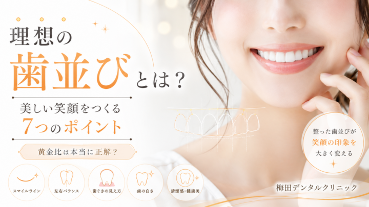 理想の歯並びとは？美しい笑顔をつくる7つのポイント｜黄金比は本当に正解？